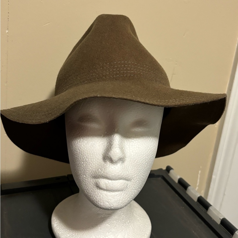 HAT WOOL UNISEX JOHN CALLANAN LEGACY European Designer American Style Brown 100%